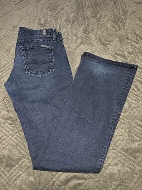 7 For All Mankind Dark Indigo Kimmie Jeans size 30